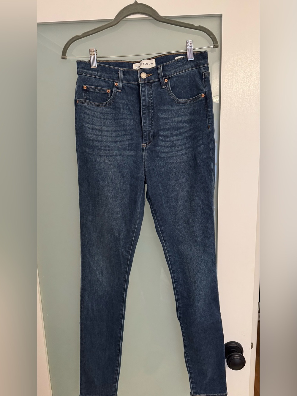 Aritzia Denim Forum The Lola High Rise Skinny Jeans | Size 30 | Dark Wash